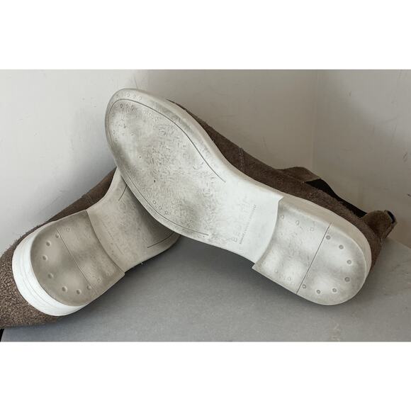 Bed Stu Mens Vasari Taupe Brown Distressed Suede Ankle Chelsea Boots Size 10.5 main image 4